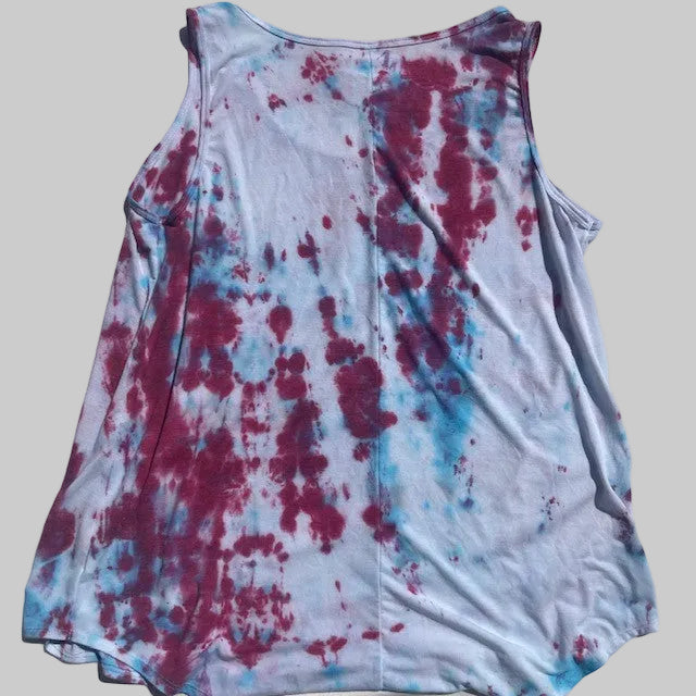 Tie Dyed Tank Top or Bathing Suit Cover