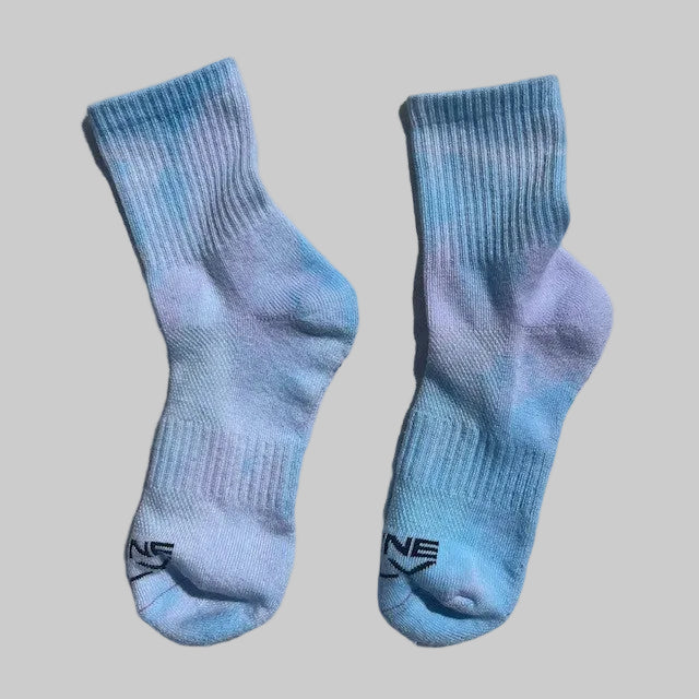 Blue Tie Dye Socks