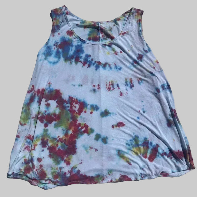 Tie Dyed Tank Top or Bathing Suit Cover