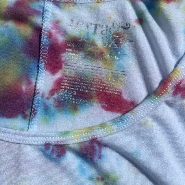 Tie Dyed Tank Top or Bathing Suit Cover