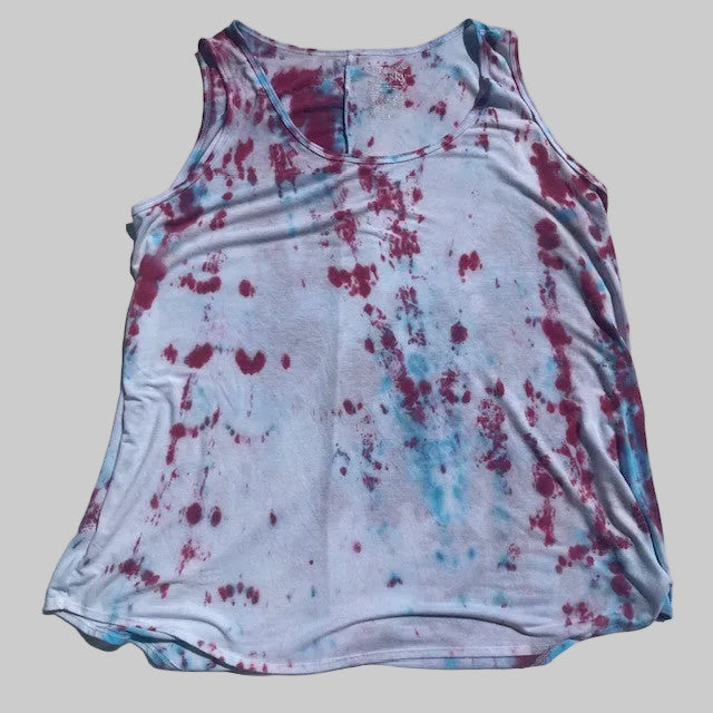 Tie Dyed Tank Top or Bathing Suit Cover