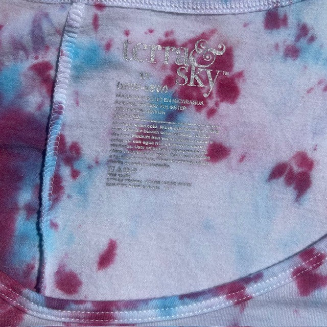 Tie Dyed Tank Top or Bathing Suit Cover